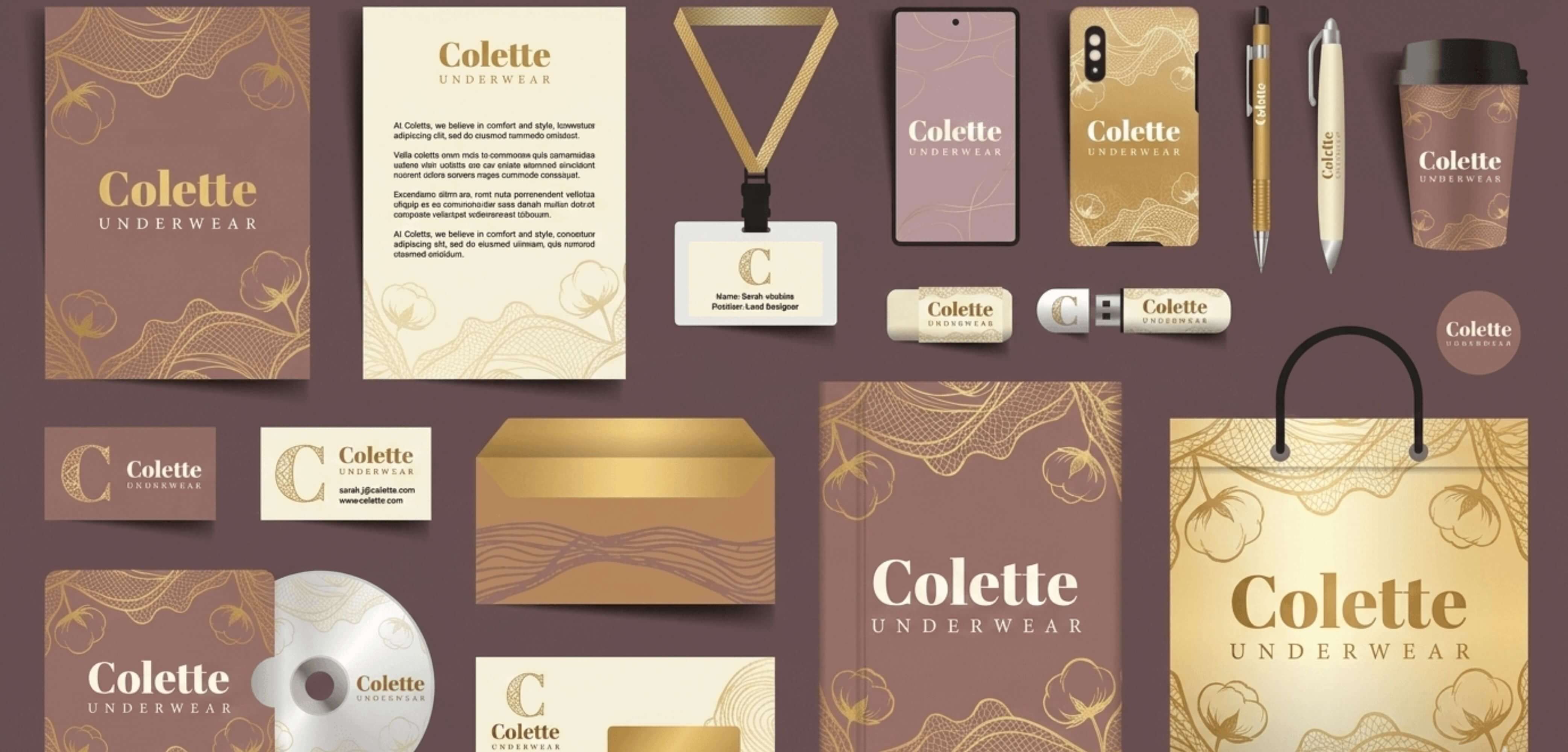 Brand Identity, Colette Underwear
